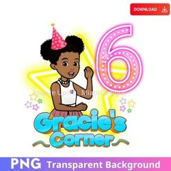 gracies corner png clipart image 6th birthday