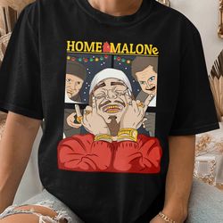 Home Malone Shirt, Home Alone Parody Celebrity Ugly Sweater, Home Malone Ugly Christm