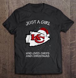 just a girl who loves christmas gift tshirt