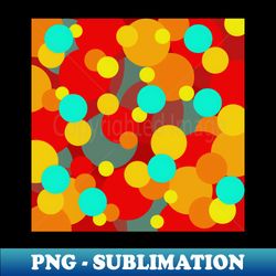colorful polka dot pop art pattern - stylish sublimation digital download - defying the norms