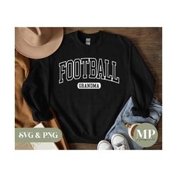 football grandma svg & png