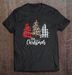 leopard print christmas gift box merry christmas yall xmas black tshirt