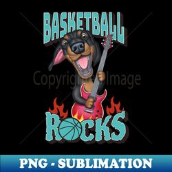 basketball rocks - unique sublimation png download - capture imagination with every detail