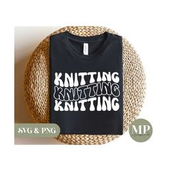 knitting svg & png