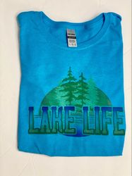 lake life graphic tee