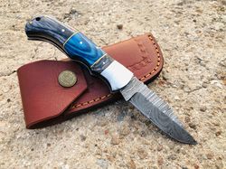 custom handmade damascus pocket knife & folding knife