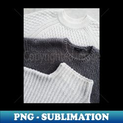 close up photo of three sweatshirts - aesthetic sublimation digital file - bold & eye-catching