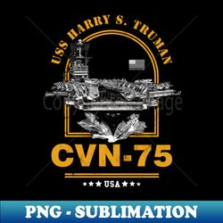 truman aircraft carrier - vintage sublimation png download - unleash your creativity