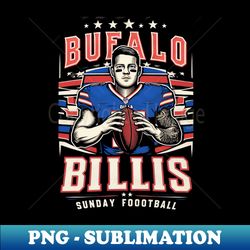 buffalo bills - exclusive png sublimation download - add a festive touch to every day