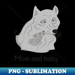 mom and baby - high-quality png sublimation download - defying the norms