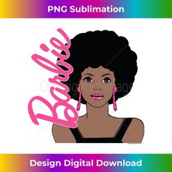 barbie afro barbie portrait long sl - deluxe png sublimation download - customize with flair