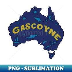 australia map aussie gascoyne - unique sublimation png download - add a festive touch to every day