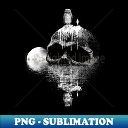 skull rock - halloween aesthetic - retro png sublimation digital download - perfect for sublimation art