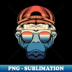 retro monkey - instant sublimation digital download - spice up your sublimation projects