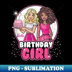 barbie - birthday girl tank - artistic sublimation digital file - perfect for personalization