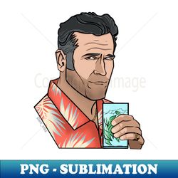 sam axe - burn notice - aesthetic sublimation digital file - unleash your inner rebellion