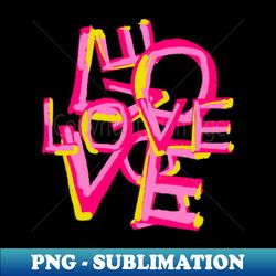 complicated and wild love typography - high-quality png sublimation download - spice up your sublimation projects