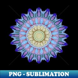 abstract circle pattern with floral elements 7 - instant sublimation digital download - create with confidence