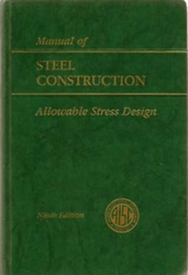 aisc manual of steel construction: allowable stress design 9th edition, asd, (1989)