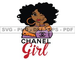 chanel girl svg, chanel svg, chanel logo svg, fashion brand logo 03