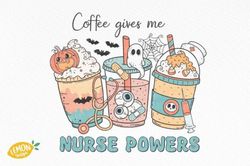 halloween spooky nurse png  ,halloween png, cute halloween, cute halloween svg,funny halloween 07