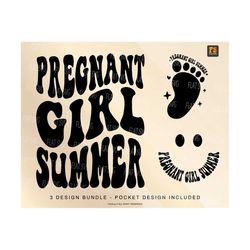 pregnant girl summer svg, pregnancy reveal png, baby announcement svg, baby gender reveal party svg, baby shower sublimation cut