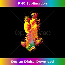 colorful arowana - aquarium hobbyist - eco-friendly sublimation png download - reimagine your sublimation pieces