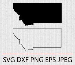 montana svg,png,eps cameo cricut design template stencil vinyl decal tshirt transfer iron on