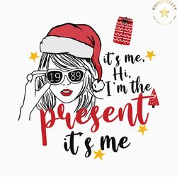 Its Me Hi Im the Present Its Me Christmas SVG Cricut Files