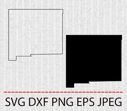 new mexico svg,png,eps cameo cricut design template stencil vinyl decal tshirt transfer iron on