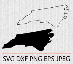 north carolina svg,png,eps cameo cricut design template stencil vinyl decal tshirt transfer iron on