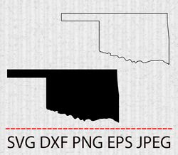 oklahoma svg,png,eps cameo cricut design template stencil vinyl decal tshirt transfer iron on