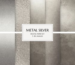 metal silver digital paper, metal silver digital paper background, metal silver digital papers, metal silver scrapbook