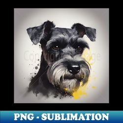 miniature schnauzer - png transparent digital download file for sublimation - add a festive touch to every day