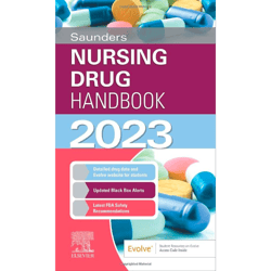 saunders nursing drug handbook 2023 1st edition by kizior, hodgson (author)