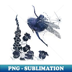 flower fairy in galaxy - signature sublimation png file - spice up your sublimation projects