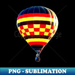 hot air balloon balloon pilot colorful hot air balloon - creative sublimation png download - create with confidence