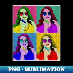 lana del rey 80s pop art style - premium sublimation digital download - defying the norms