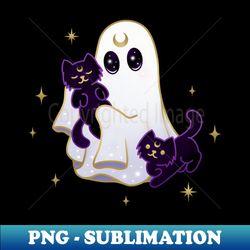 cancer cat ghost - premium sublimation digital download - perfect for creative projects