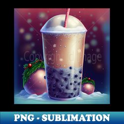 christmas bubble tea - high-quality png sublimation download - create with confidence