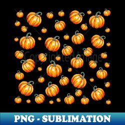 fall orange pumpkin autumn harvest pattern - artistic sublimation digital file - boost your success with this inspirational png download