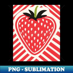 strawberry - signature sublimation png file - fashionable and fearless