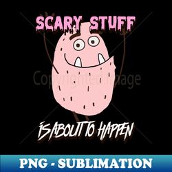 get spooky with our hilarious monster doodle t-shirt designs - png transparent digital download file for sublimation - capture imagination with every detail