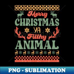 merry christmas - vintage sublimation png download - add a festive touch to every day