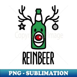 reinbeer reindeer beer funny ugly christmas pun funny xmas - aesthetic sublimation digital file - perfect for creative projects