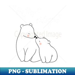 be my polar valentine - artistic sublimation digital file - unleash your creativity