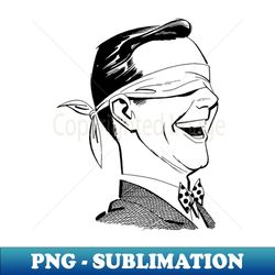 vintage illustration blindfold - creative sublimation png download - perfect for sublimation art