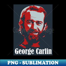 george carlin 80s - png transparent sublimation file - spice up your sublimation projects