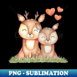 valentines deer - decorative sublimation png file - stunning sublimation graphics