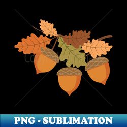 cute acorns - signature sublimation png file - instantly transform your sublimation projects